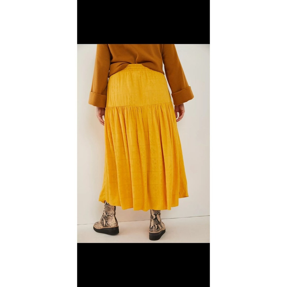 Anthropologie Maeve Carnacion Textured Maxi Skirt size small - Picture 2 of 12